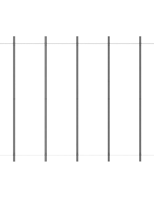 Загрузите изображение в средство просмотра галереи, Paravan de cameră cu 6 panouri, alb, 300x200 cm, textil - Lando
