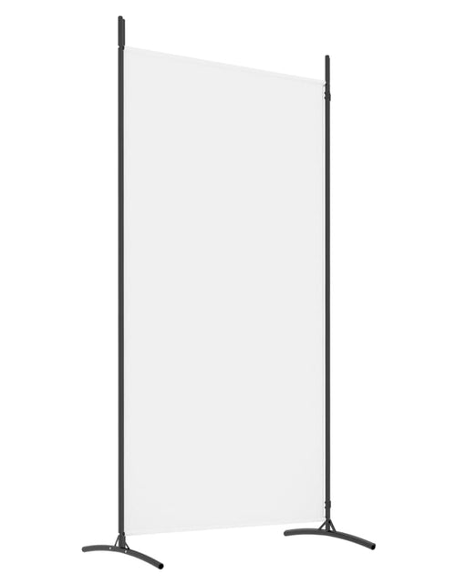 Încărcați imaginea în vizualizatorul Galerie, Paravan de cameră cu 2 panouri, alb, 175x180 cm, textil - Lando
