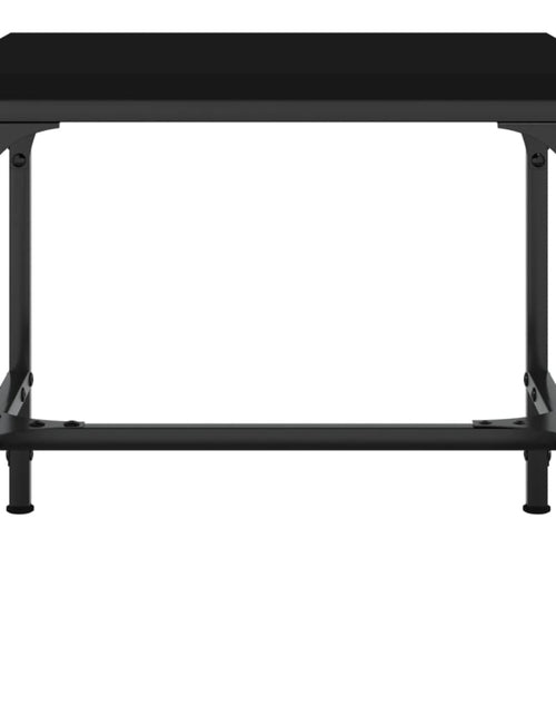 Загрузите изображение в средство просмотра галереи, Măsuțe laterale, 2 buc., negru, 40x40x35 cm, lemn compozit Lando - Lando
