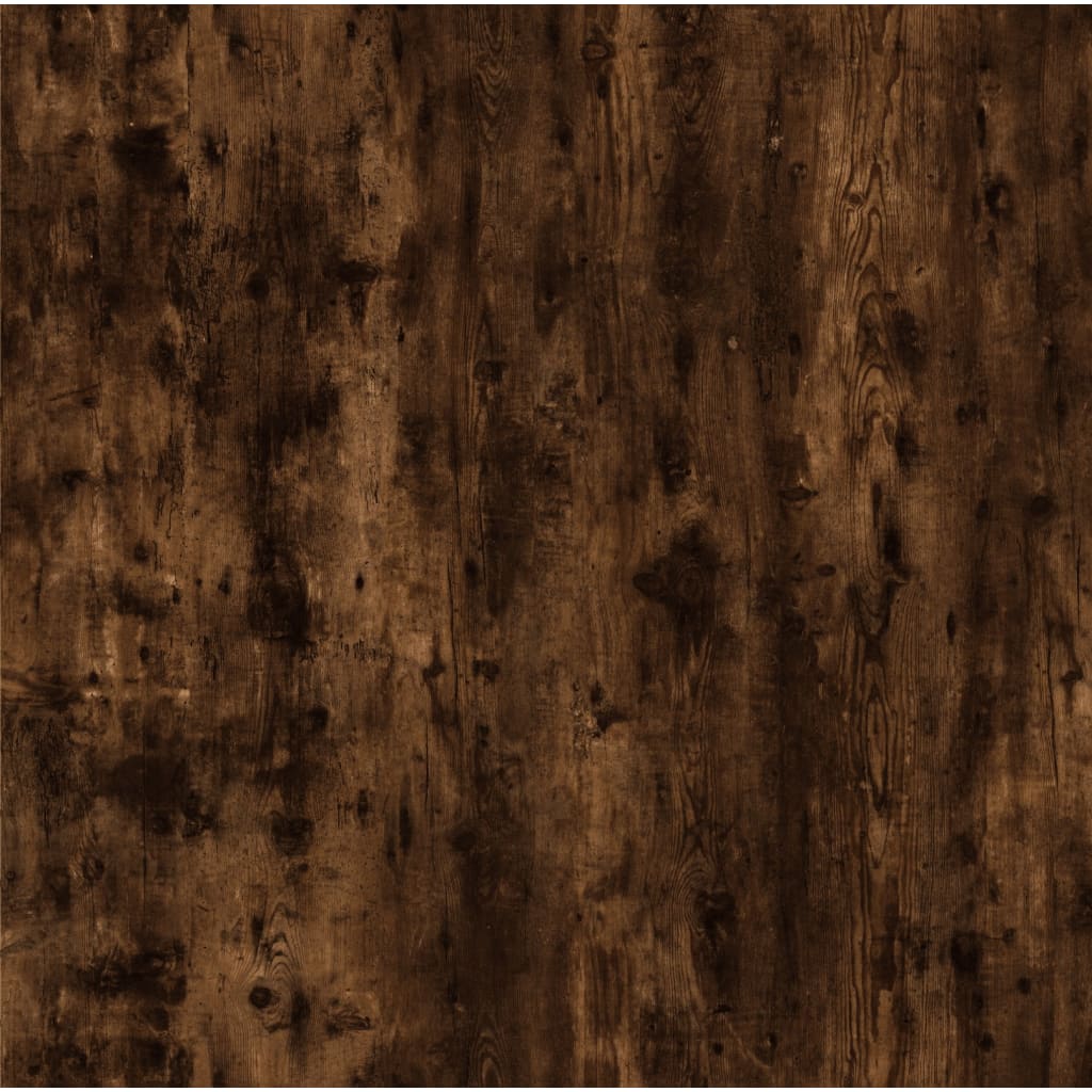 Masă laterală, stejar fumuriu, 40x40x35 cm, lemn prelucrat Lando - Lando