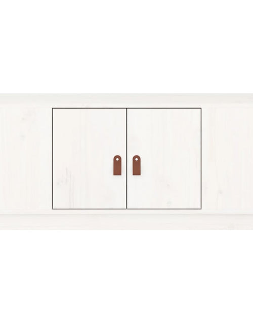 Загрузите изображение в средство просмотра галереи, Măsuță de cafea, alb, 100x50x41 cm, lemn masiv de pin Lando - Lando
