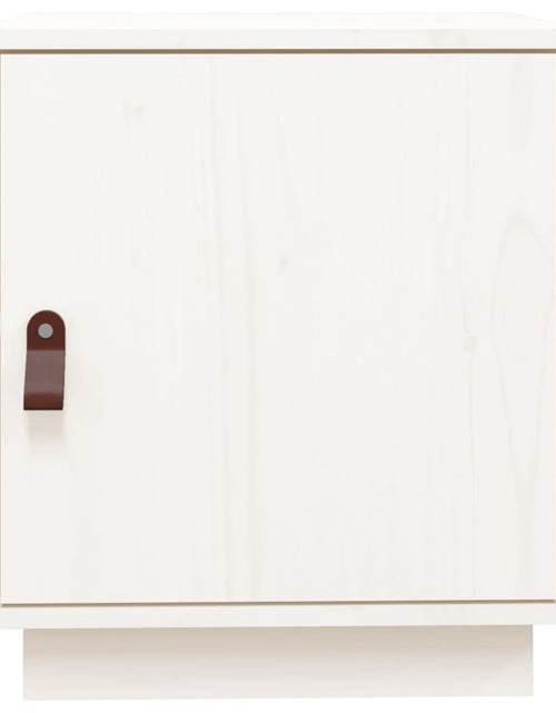 Загрузите изображение в средство просмотра галереи, Noptieră, alb, 40x34x45 cm, lemn masiv de pin - Lando
