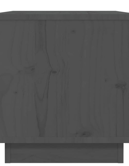 Încărcați imaginea în vizualizatorul Galerie, Noptieră, gri, 40x34x35 cm, lemn masiv de pin - Lando

