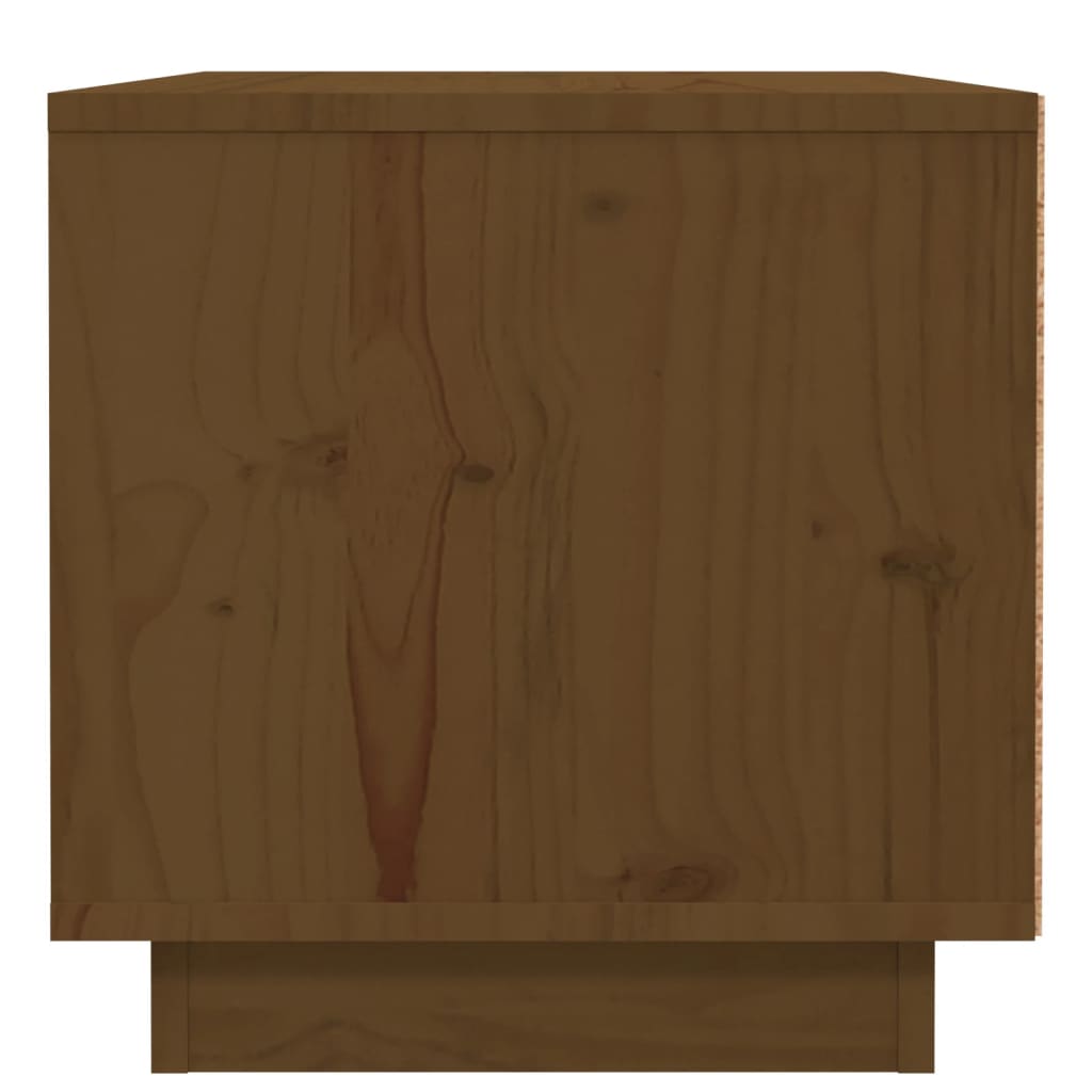 Noptiere, 2 buc, maro miere, 40x34x35 cm, lemn masiv de pin - Lando
