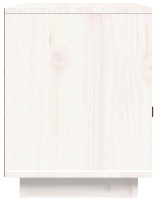Încărcați imaginea în vizualizatorul Galerie, Noptiere, 2 buc., alb, 40x34x45 cm, lemn masiv de pin - Lando
