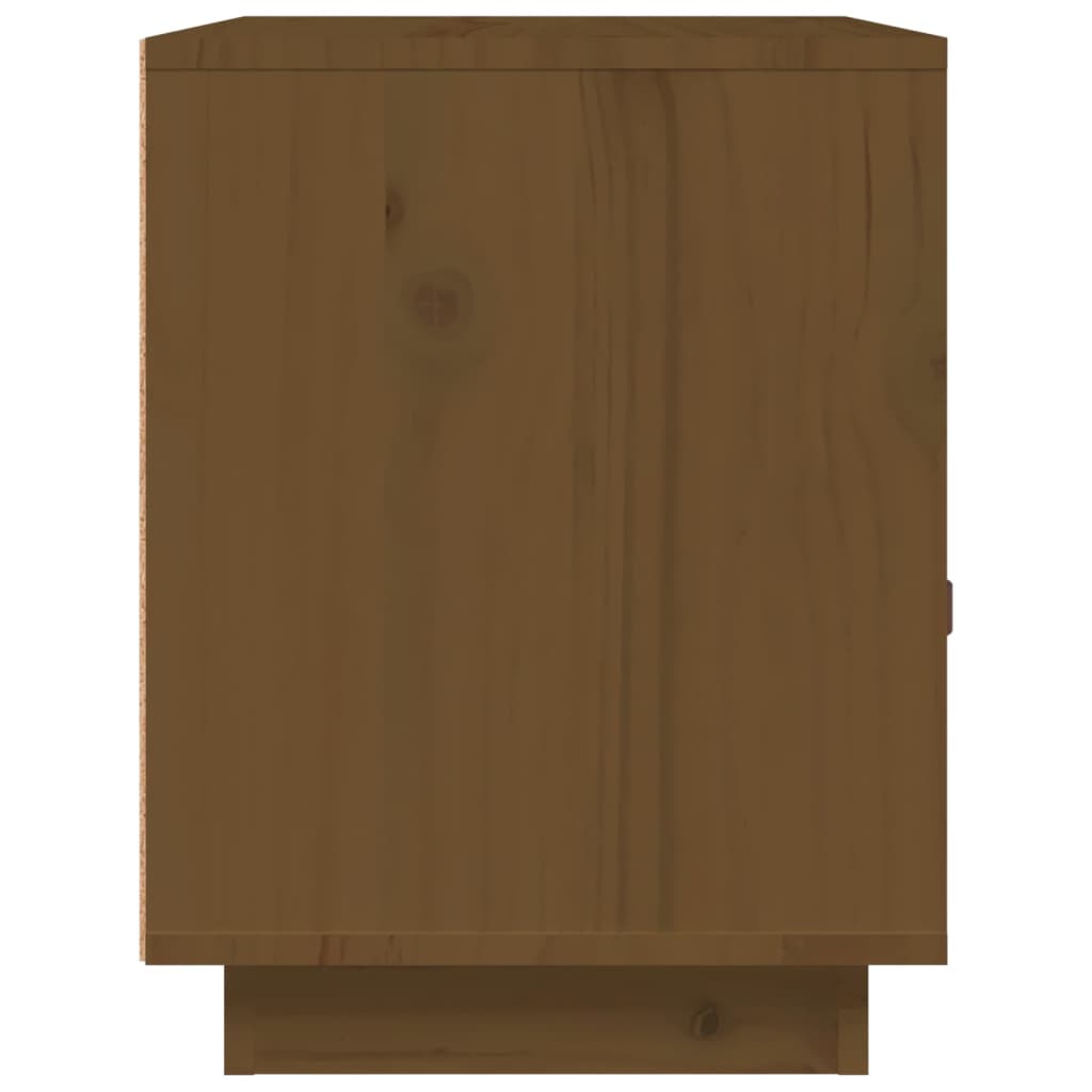 Noptieră, maro miere, 40x34x45 cm, lemn masiv de pin - Lando
