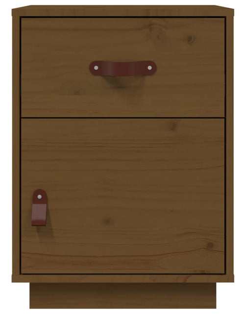 Загрузите изображение в средство просмотра галереи, Noptieră, maro miere, 40x34x55 cm, lemn masiv de pin - Lando
