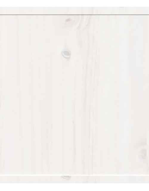 Încărcați imaginea în vizualizatorul Galerie, Dulap de perete, alb, 60x30x30 cm, lemn masiv de pin Lando - Lando
