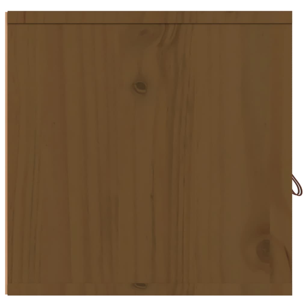 Dulap de perete, maro miere, 60x30x30 cm, lemn masiv de pin Lando - Lando