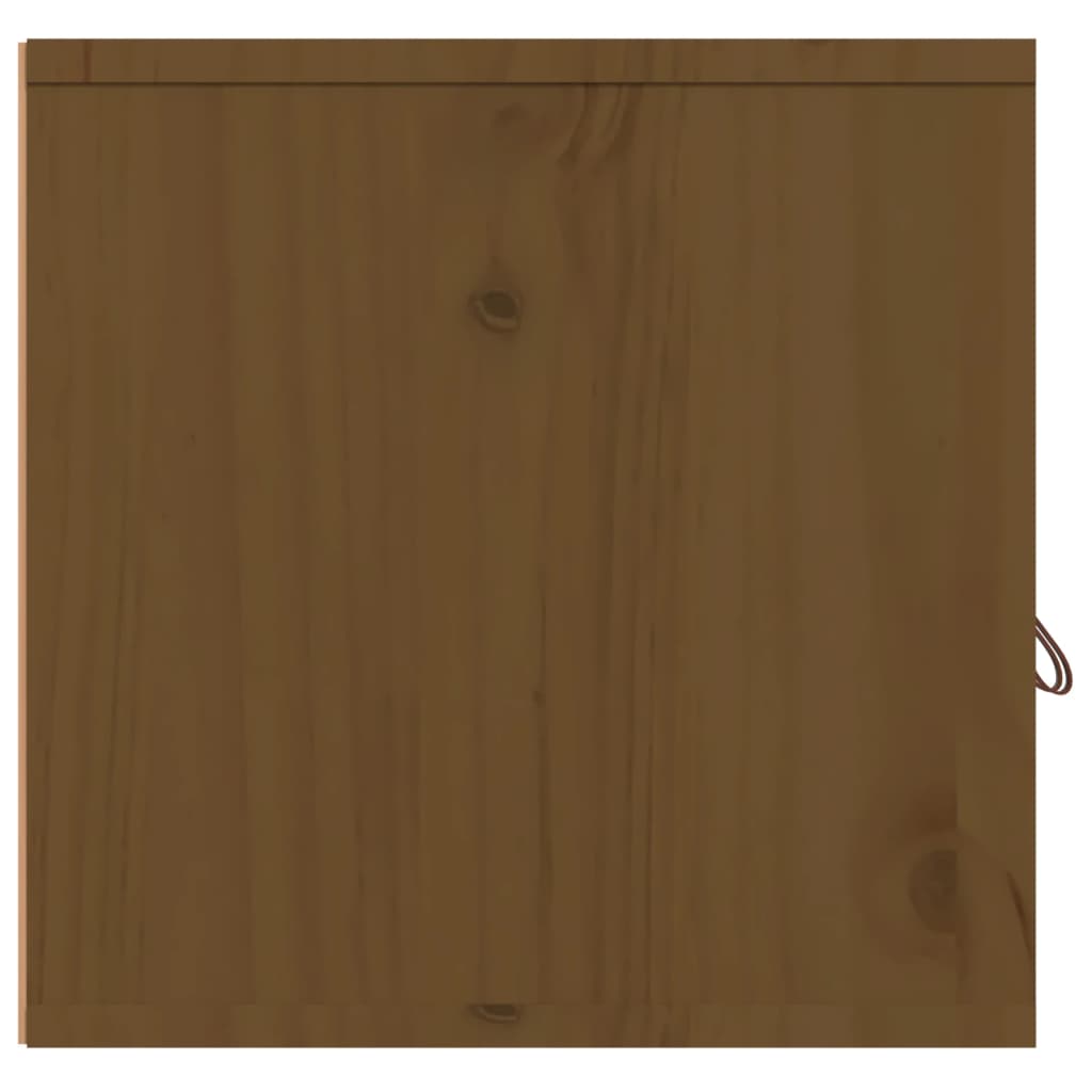 Dulap de perete, maro miere, 80x30x30 cm, lemn masiv de pin Lando - Lando