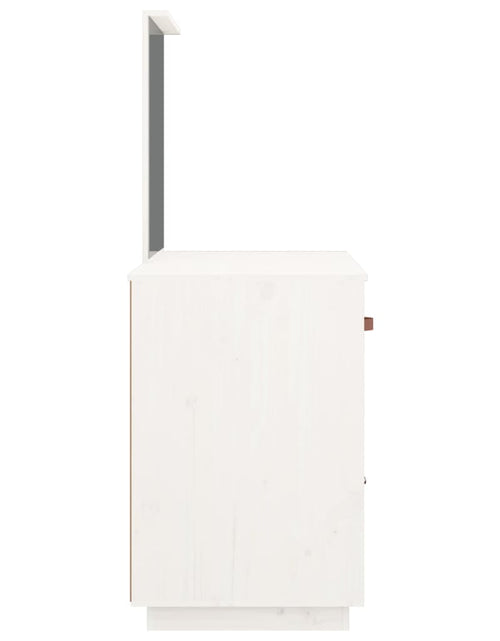 Încărcați imaginea în vizualizatorul Galerie, Masă de toaletă, alb, 95x50x134 cm, lemn masiv de pin - Lando
