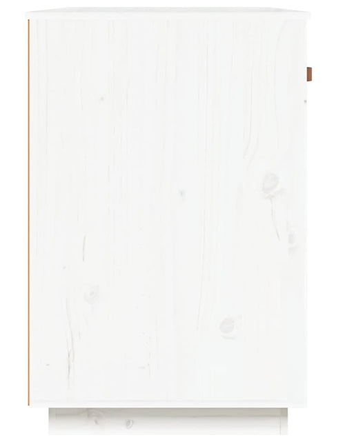 Încărcați imaginea în vizualizatorul Galerie, Birou, alb, 95x50x75 cm, lemn masiv de pin - Lando
