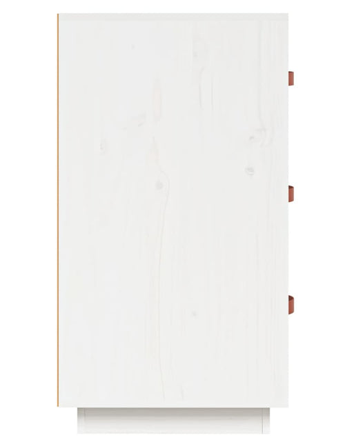 Загрузите изображение в средство просмотра галереи, Servantă, alb, 80x40x75 cm, lemn masiv de pin Lando - Lando
