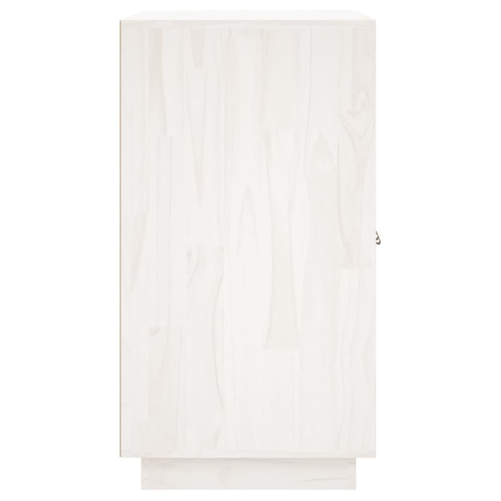 Servantă, alb, 65,5x40x75 cm, lemn masiv de pin Lando - Lando