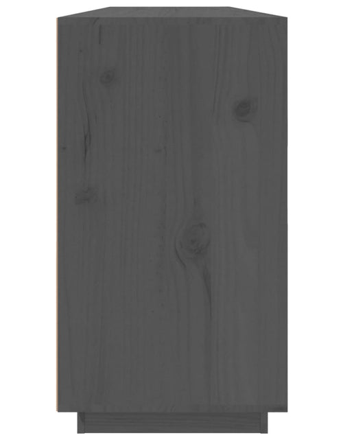 Загрузите изображение в средство просмотра галереи, Servantă, gri, 100x40x75 cm, lemn masiv de pin Lando - Lando

