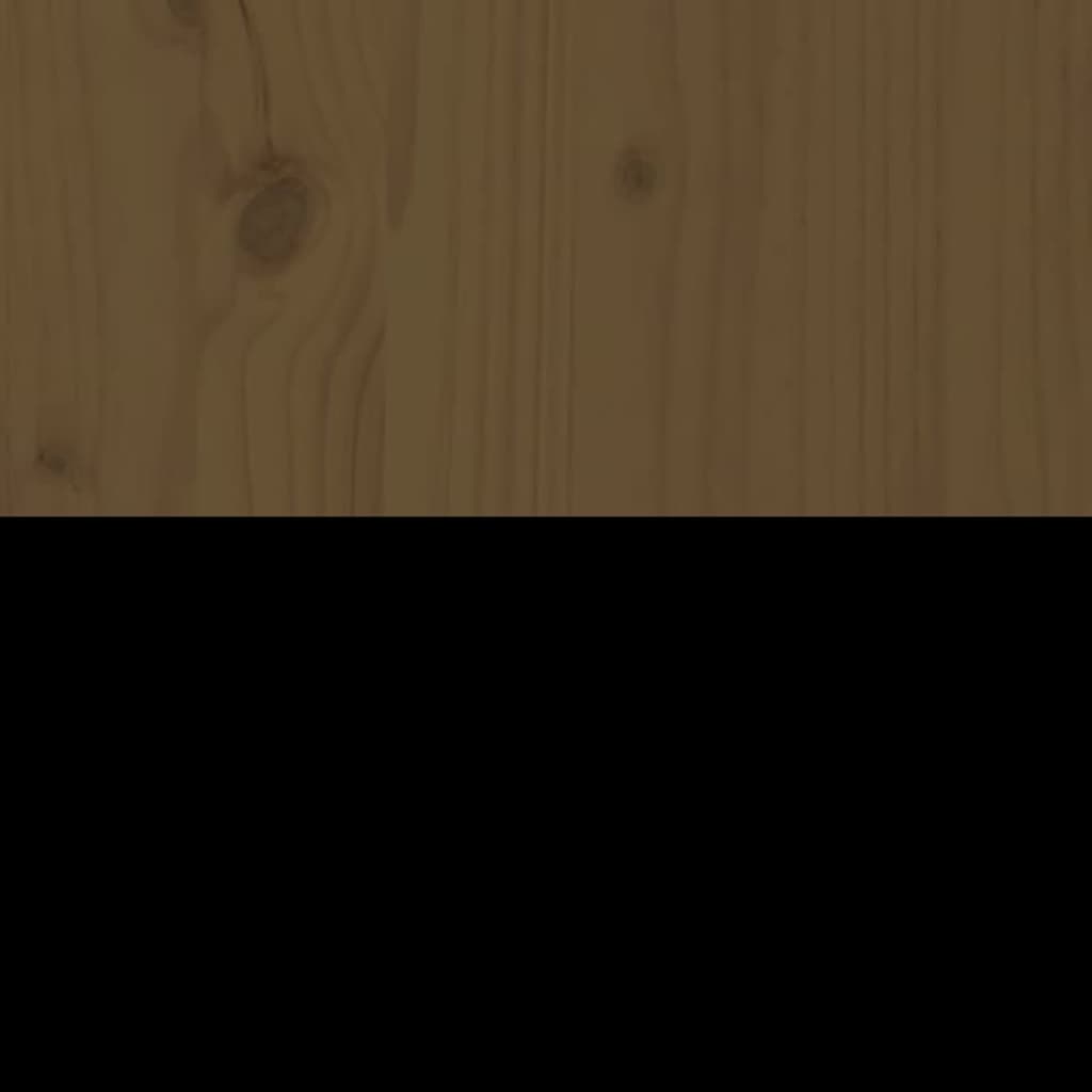 Servantă, maro miere, 100x40x75 cm, lemn masiv de pin Lando - Lando
