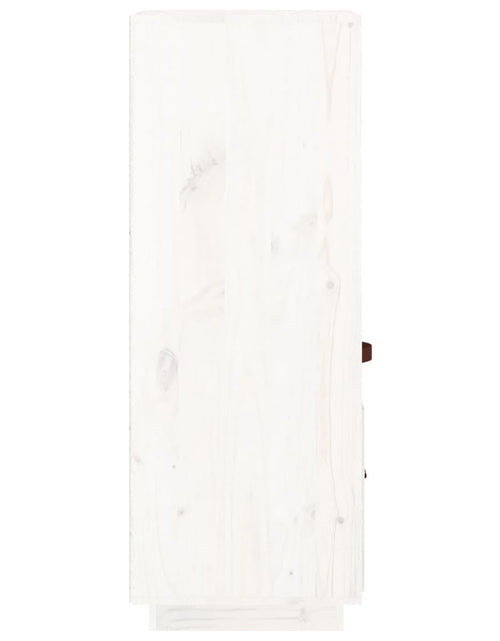 Încărcați imaginea în vizualizatorul Galerie, Dulap înalt, alb, 34x40x108,5 cm, lemn masiv de pin Lando - Lando
