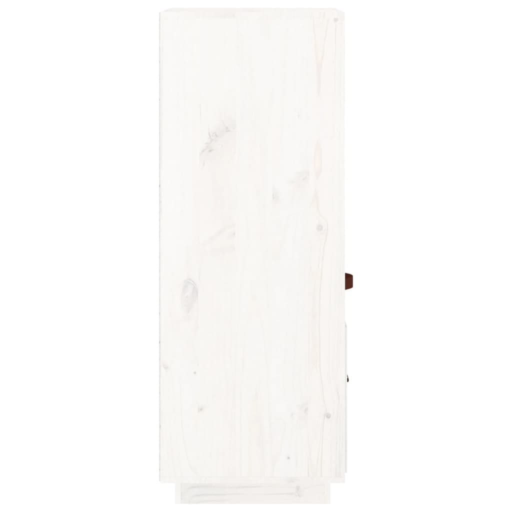 Dulap înalt, alb, 34x40x108,5 cm, lemn masiv de pin Lando - Lando