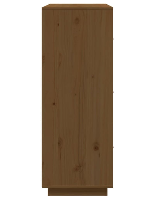 Загрузите изображение в средство просмотра галереи, Dulap înalt, maro miere, 67x40x108,5 cm, lemn masiv de pin Lando - Lando
