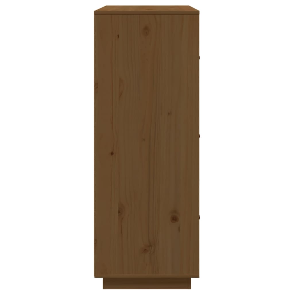 Dulap înalt, maro miere, 67x40x108,5 cm, lemn masiv de pin Lando - Lando