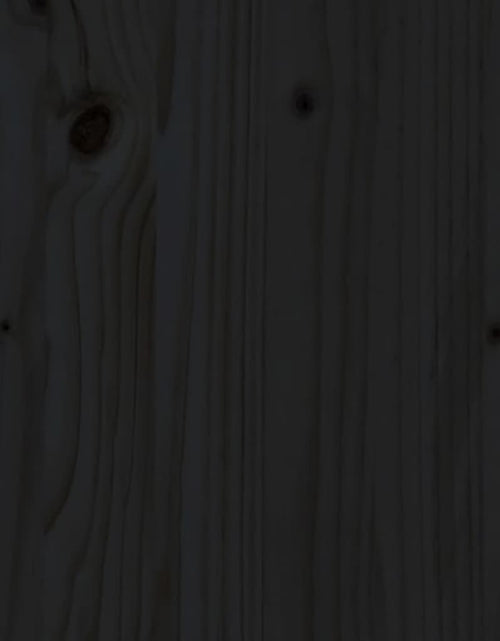 Загрузите изображение в средство просмотра галереи, Suport pentru plante, negru,104,5x25x109,5cm, lemn masiv de pin Lando - Lando
