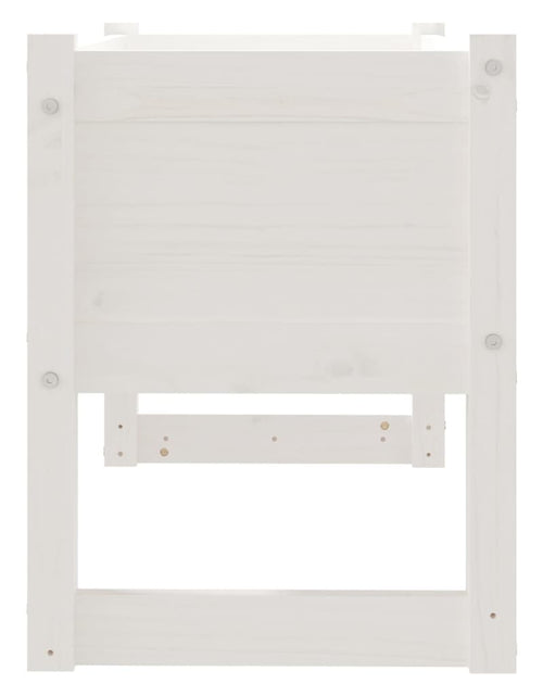 Загрузите изображение в средство просмотра галереи, Jardinieră, alb, 78x40x52 cm, lemn masiv de pin Lando - Lando
