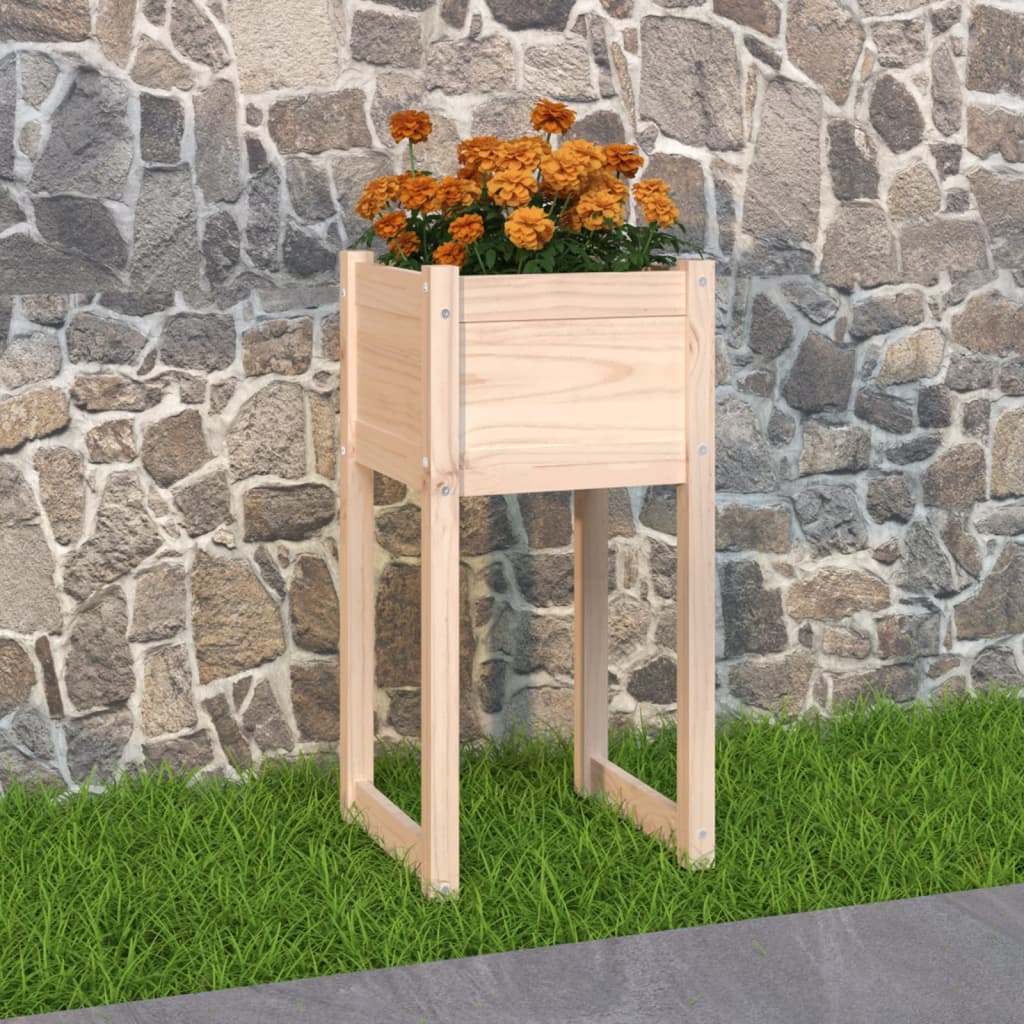 Jardinieră, 40x40x81 cm, lemn masiv de pin - Lando