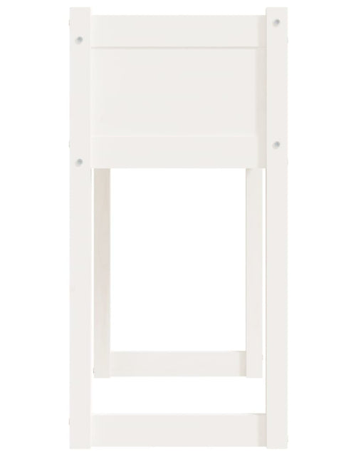 Загрузите изображение в средство просмотра галереи, Jardinieră, alb, 78x40x81 cm, lemn masiv de pin Lando - Lando
