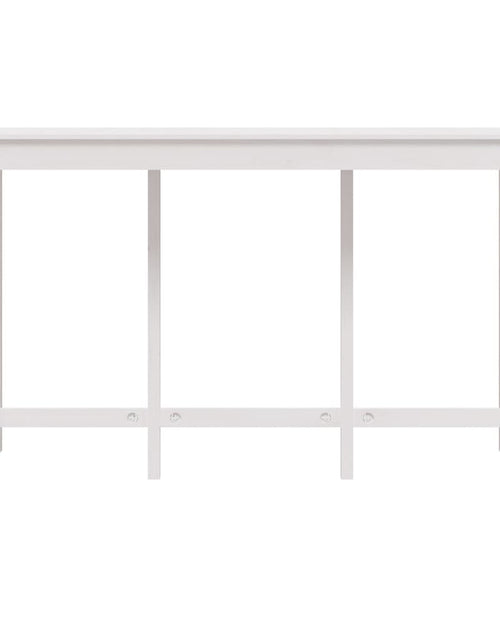 Încărcați imaginea în vizualizatorul Galerie, Masă de bar, alb, 180x80x110 cm, lemn masiv de pin - Lando
