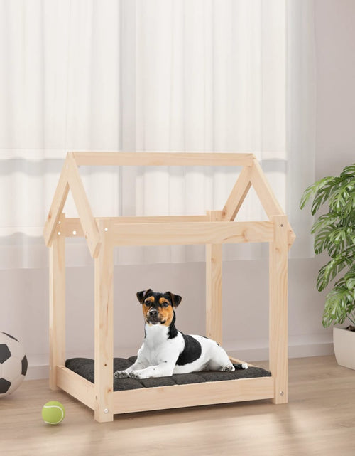 Încărcați imaginea în vizualizatorul Galerie, Pat pentru câini, 61x50x70 cm, lemn masiv de pin - Lando
