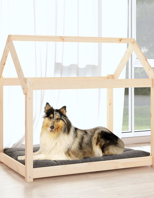 Загрузите изображение в средство просмотра галереи, Pat pentru câini, 101x70x90 cm, lemn masiv de pin - Lando
