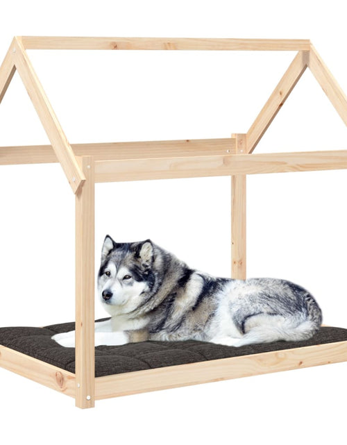 Загрузите изображение в средство просмотра галереи, Pat pentru câini, 111x80x100 cm, lemn masiv de pin - Lando
