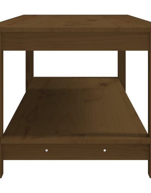 Загрузите изображение в средство просмотра галереи, Măsuță de cafea, maro miere, 110x55x45 cm, lemn masiv de pin Lando - Lando
