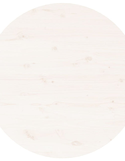 Încărcați imaginea în vizualizatorul Galerie, Măsuță de cafea, alb, Ø 45x40 cm, lemn masiv de pin Lando - Lando

