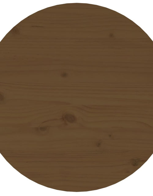 Загрузите изображение в средство просмотра галереи, Măsuță de cafea, maro miere, Ø 45x40 cm, lemn masiv de pin Lando - Lando
