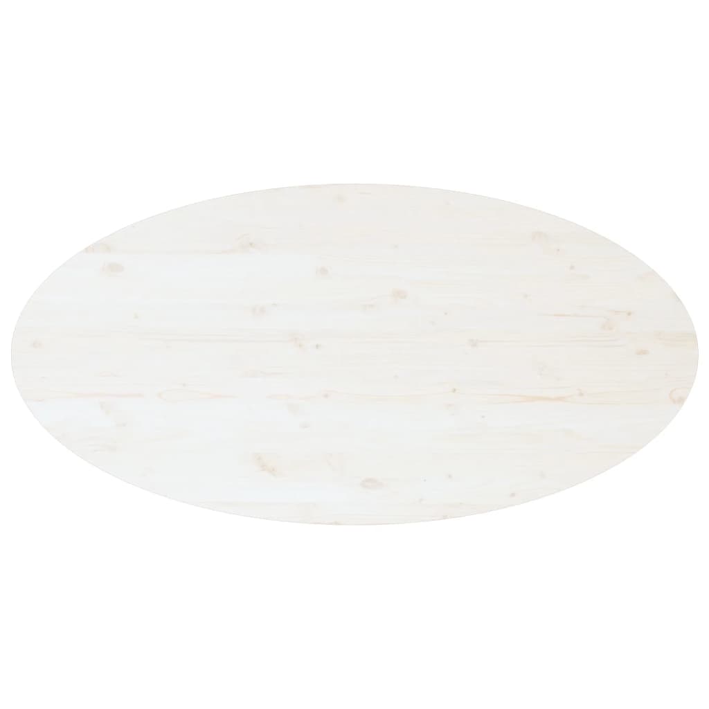 Măsuță de cafea, alb, 110x55x45 cm, lemn masiv de pin Lando - Lando