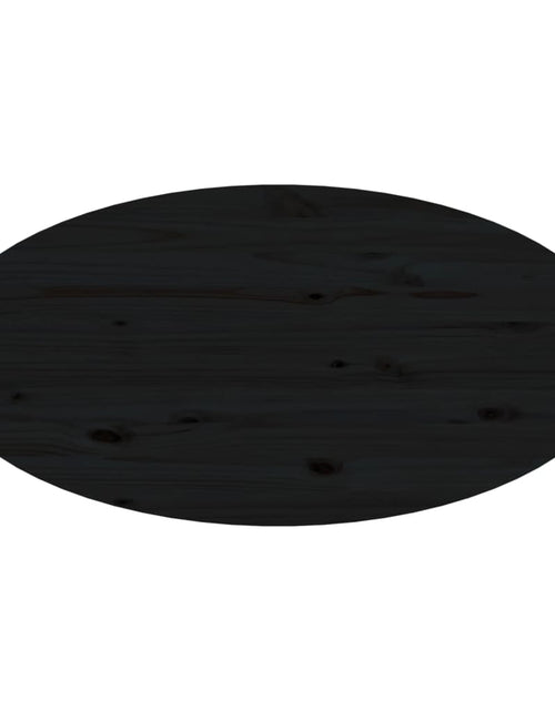 Încărcați imaginea în vizualizatorul Galerie, Măsuță de cafea, negru, 80x40x35 cm, lemn masiv de pin Lando - Lando
