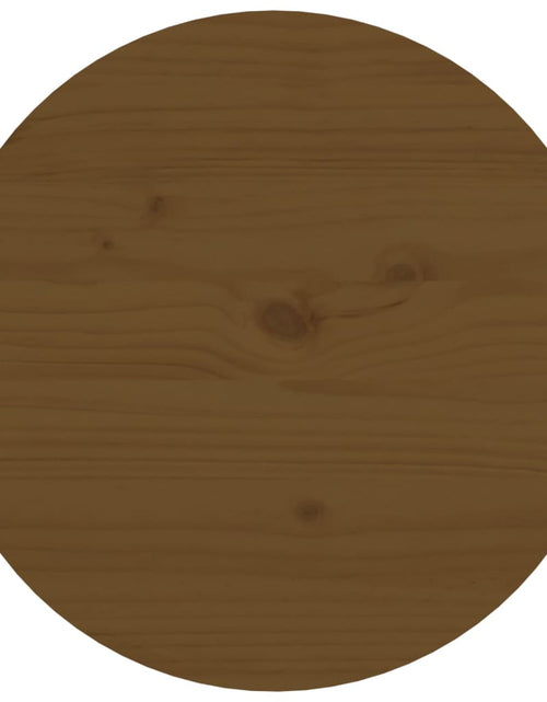 Загрузите изображение в средство просмотра галереи, Măsuță de cafea, maro miere, Ø 55x60 cm, lemn masiv de pin Lando - Lando
