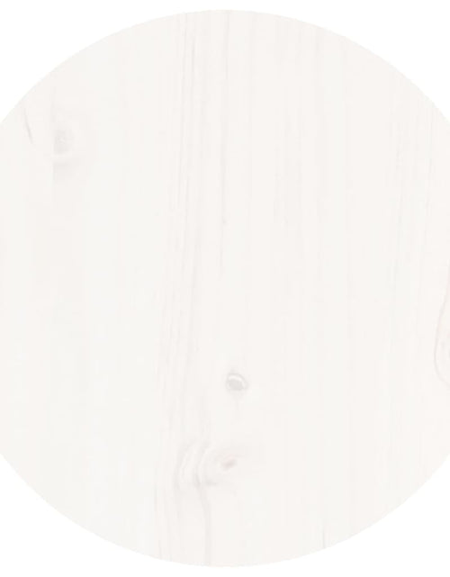 Încărcați imaginea în vizualizatorul Galerie, Măsuță de cafea, alb, Ø 40x60 cm, lemn masiv de pin Lando - Lando
