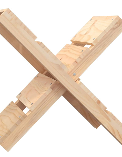 Загрузите изображение в средство просмотра галереи, Suport pentru bușteni 47x39,5x48 cm lemn masiv de pin - Lando
