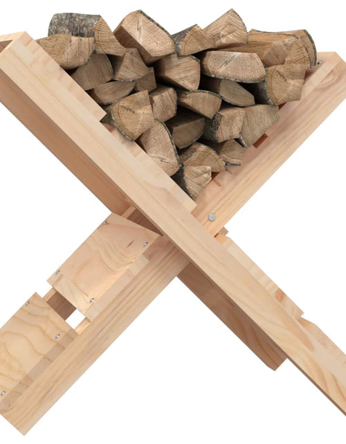 Загрузите изображение в средство просмотра галереи, Suport pentru bușteni 47x39,5x48 cm lemn masiv de pin - Lando
