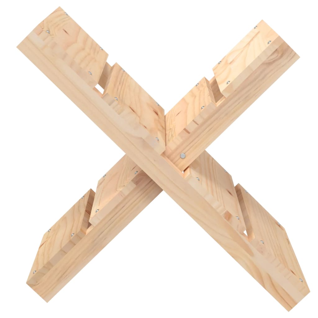 Suport pentru bușteni 47x39,5x48 cm lemn masiv de pin - Lando