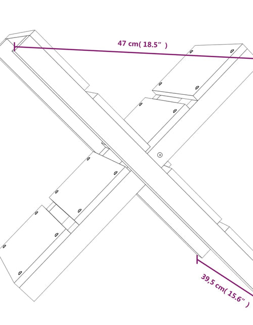Încărcați imaginea în vizualizatorul Galerie, Suport pentru bușteni maro miere 47x39,5x48cm lemn masiv de pin - Lando

