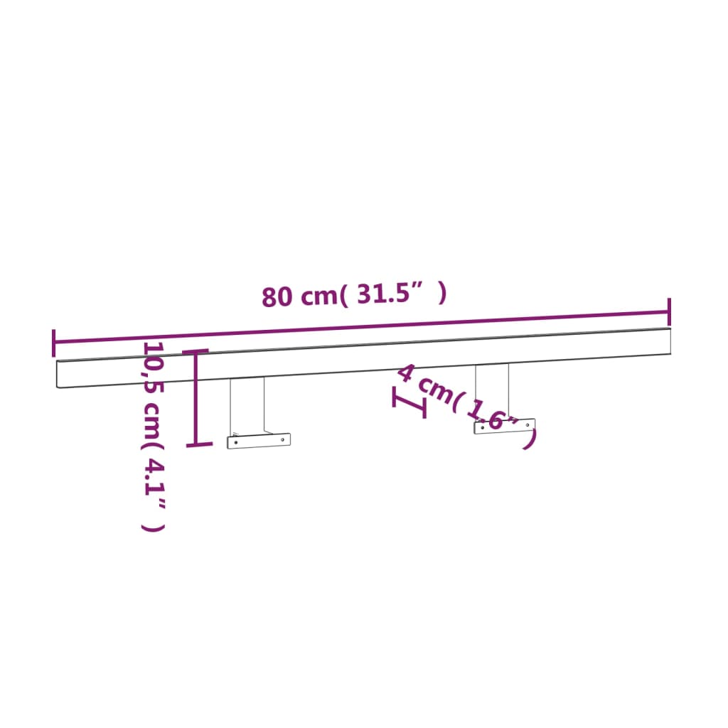 Lampă cu LED pentru oglindă, 13 W, alb cald, 80 cm, 3000 K Lando - Lando