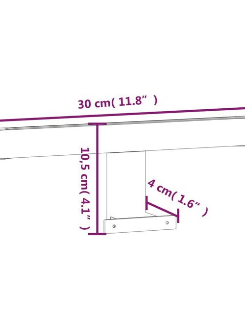 Încărcați imaginea în vizualizatorul Galerie, Lampă cu LED pentru oglindă 5,5 W, alb rece, 30 cm 6000 K Lando - Lando
