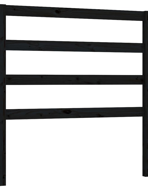 Încărcați imaginea în vizualizatorul Galerie, Pat de zi extensibil, negru, 2x(90x190) cm, lemn masiv de pin - Lando
