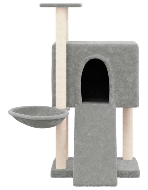 Încărcați imaginea în vizualizatorul Galerie, Ansamblu de pisici, stâlpi din funie sisal, gri deschis, 96 cm Lando - Lando
