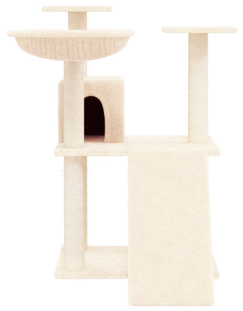 Загрузите изображение в средство просмотра галереи, Ansamblu de pisici cu stâlpi din funie de sisal, crem, 83 cm Lando - Lando
