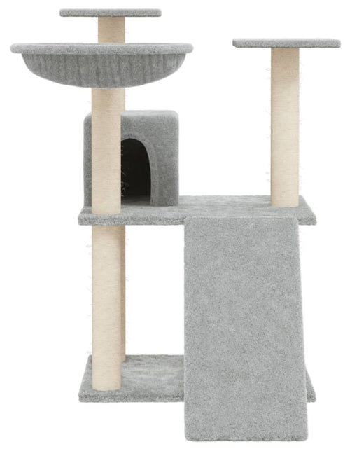 Încărcați imaginea în vizualizatorul Galerie, Ansamblu de pisici, stâlpi din funie sisal, gri deschis, 83 cm Lando - Lando
