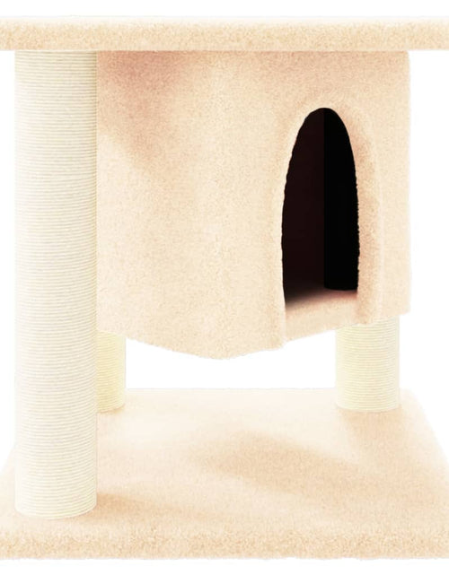 Загрузите изображение в средство просмотра галереи, Ansamblu de pisici cu stâlpi din funie de sisal, crem, 37 cm Lando - Lando
